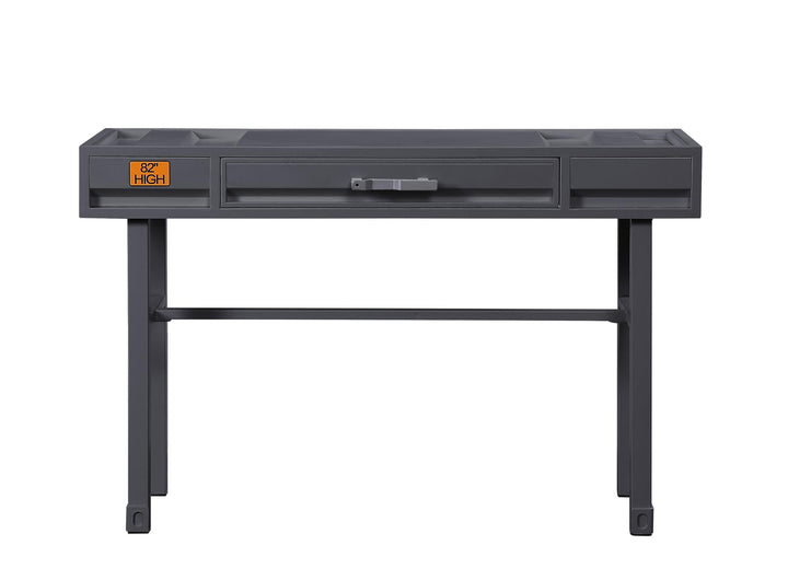 vanity desk with drawer  - Antique Gunmetal
