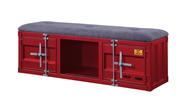 Cargo bench with armless - Red