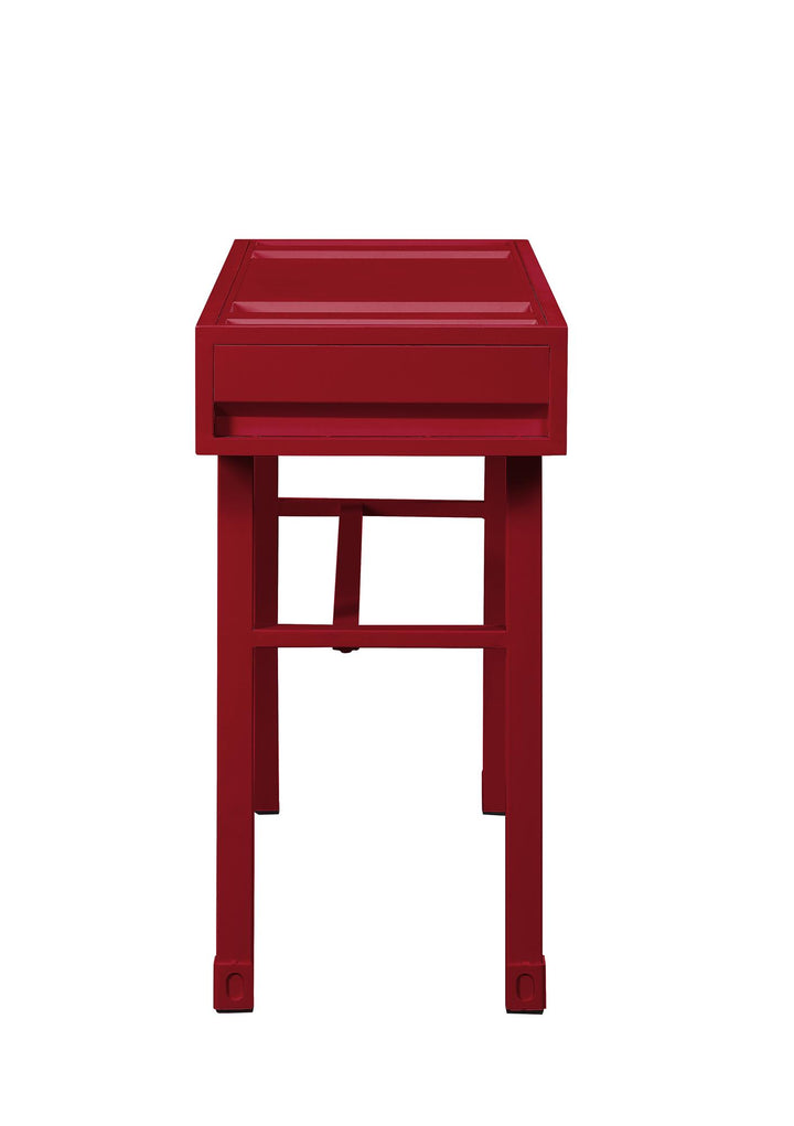 cargo vanity desk for children room  - Red