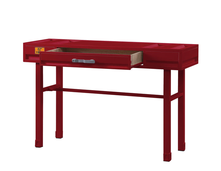 cargo vanity desk for any room  - Red