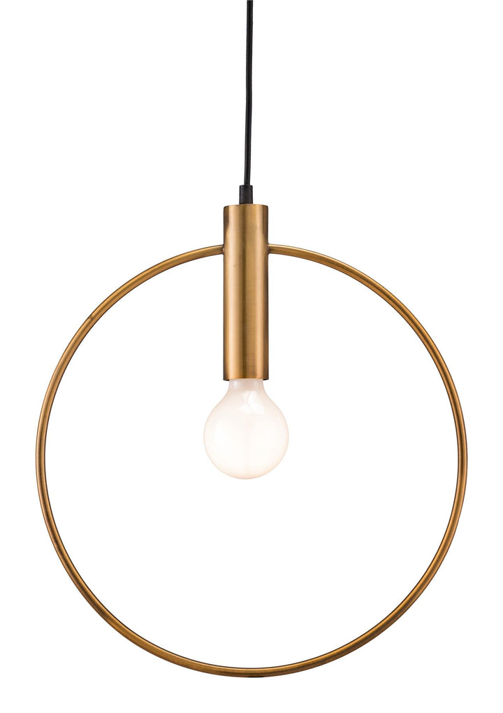 Yu Ceiling Lamp with Adjustable Cord Length - Brass