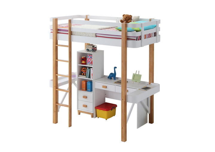 Kids Desk with Multiple Storage - White