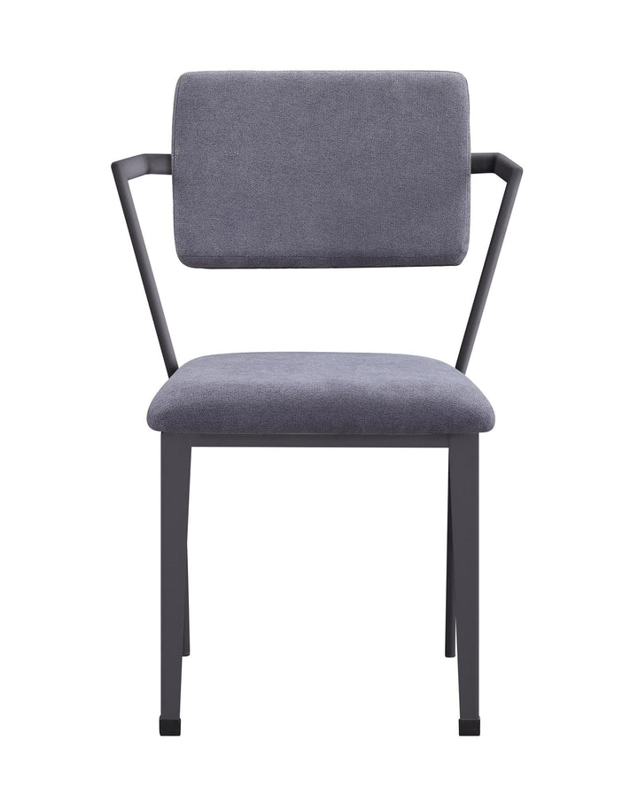 padded office chair - Antique Gunmetal