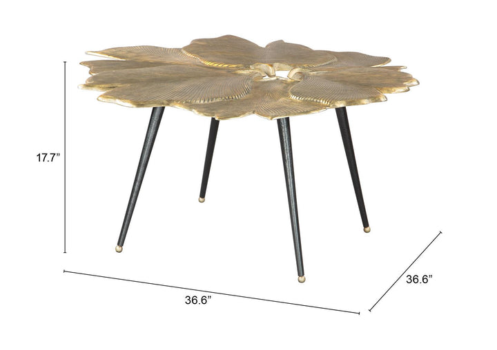 shop Chic Brass Coffee Table - Brass