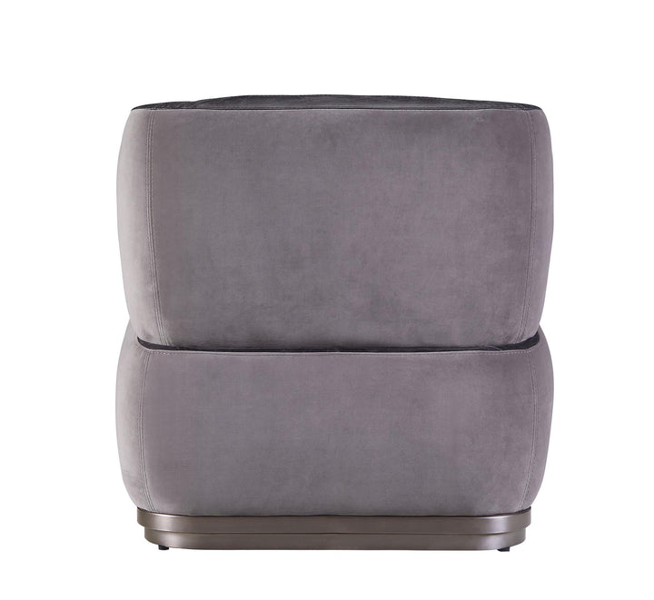 Premium leather chairs with velvet finish Decapree -  N/A