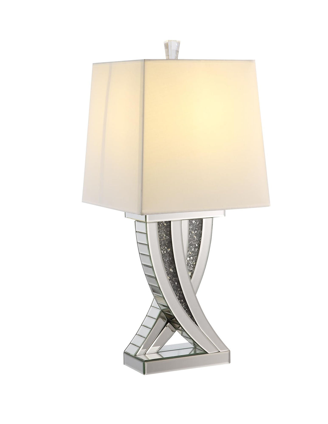Metal base Table Lamp - Chrome