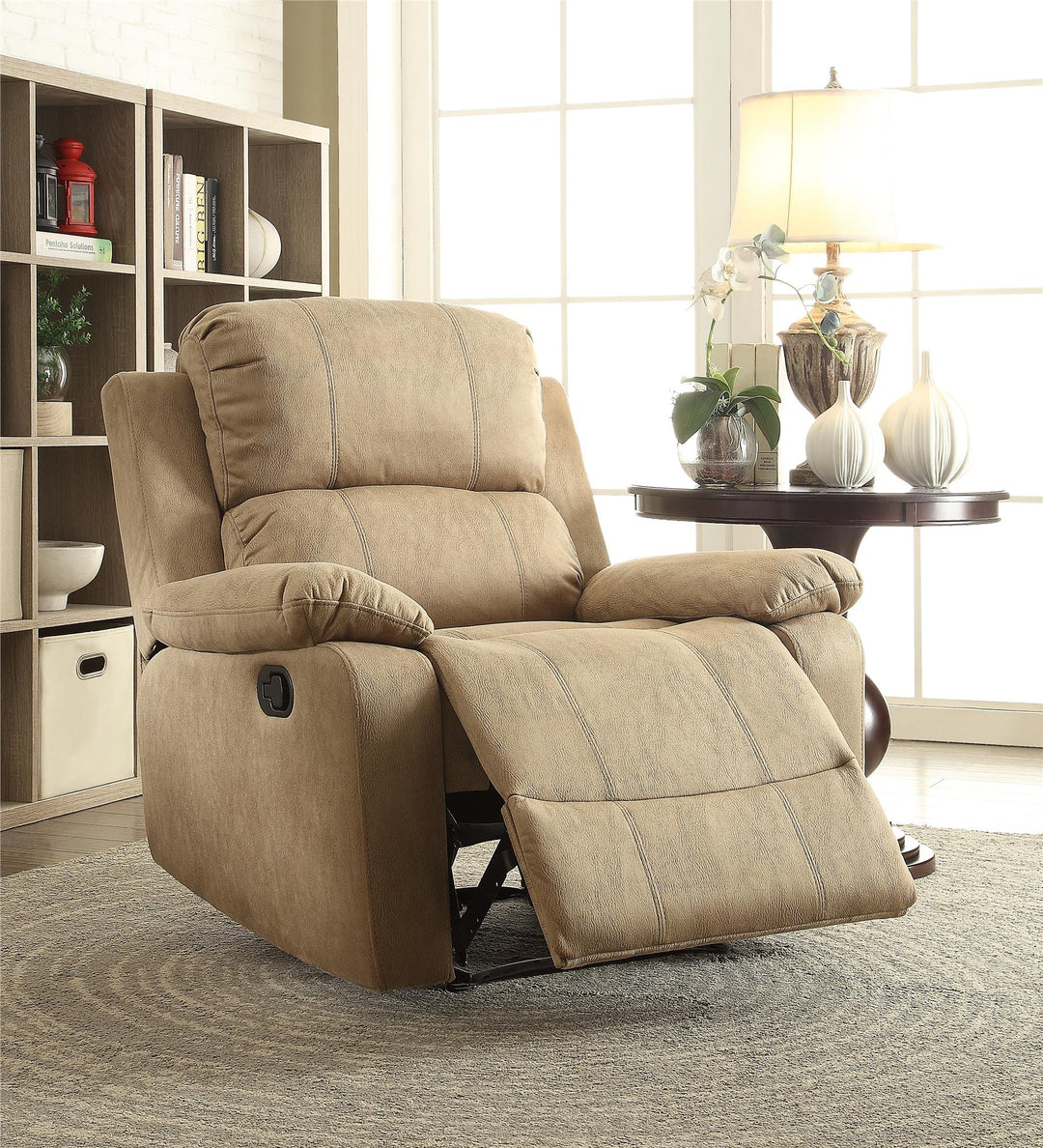 Motion recliner chair  - Light Brown