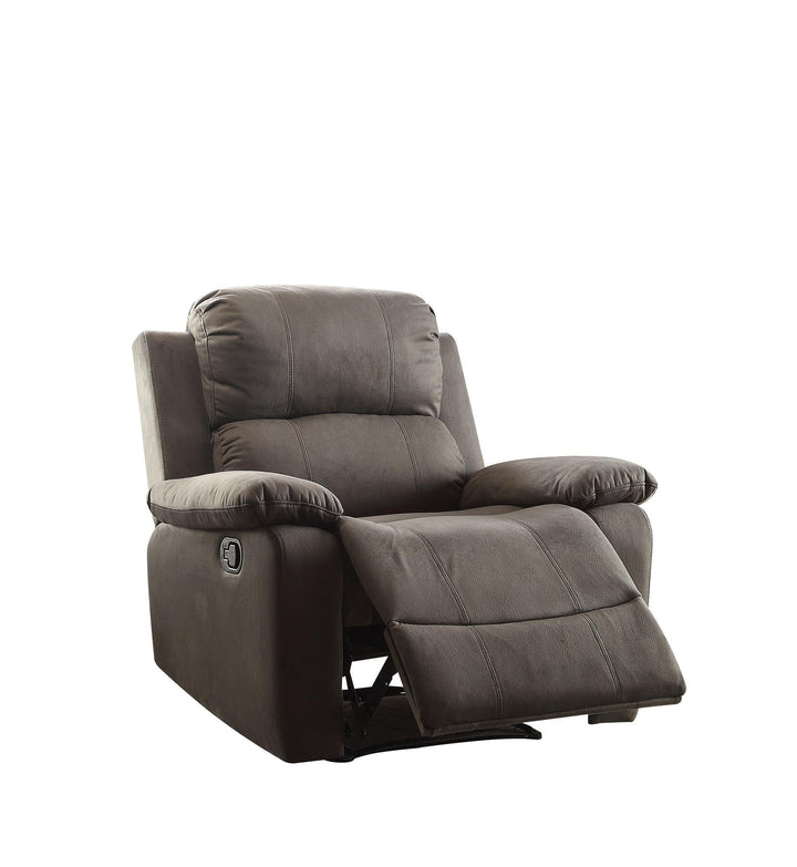 Bina Motion Recliner with Microfiber Upholstery and Memory Foam Seat  - Charcoal