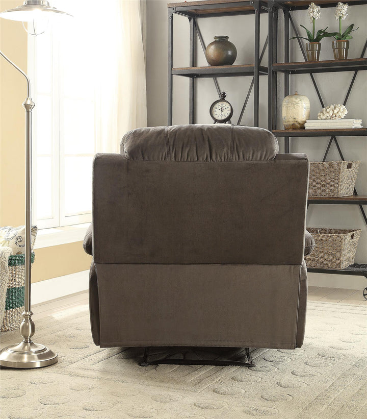 armrest motion recliner chair  - Charcoal