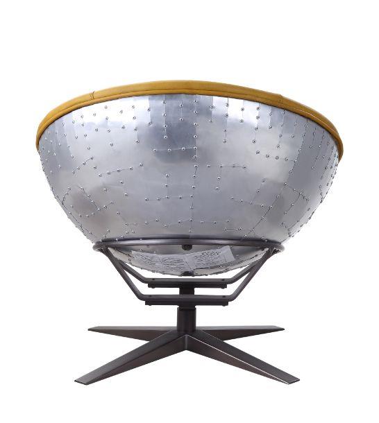 dish-shaped interior Accent Chair - Yellow