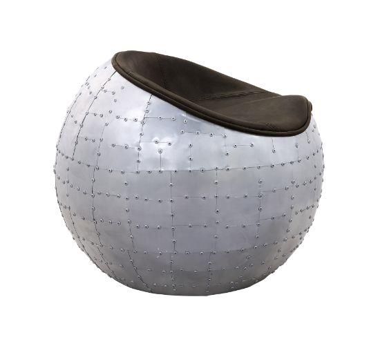 Saddle Style seat ottoman - Espresso