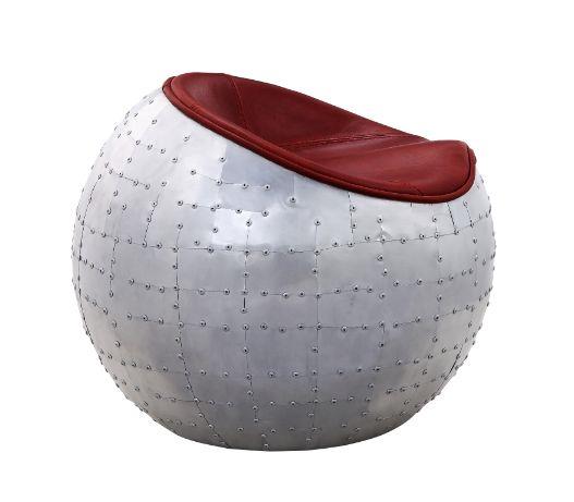 Full foam seat ottoman - Red