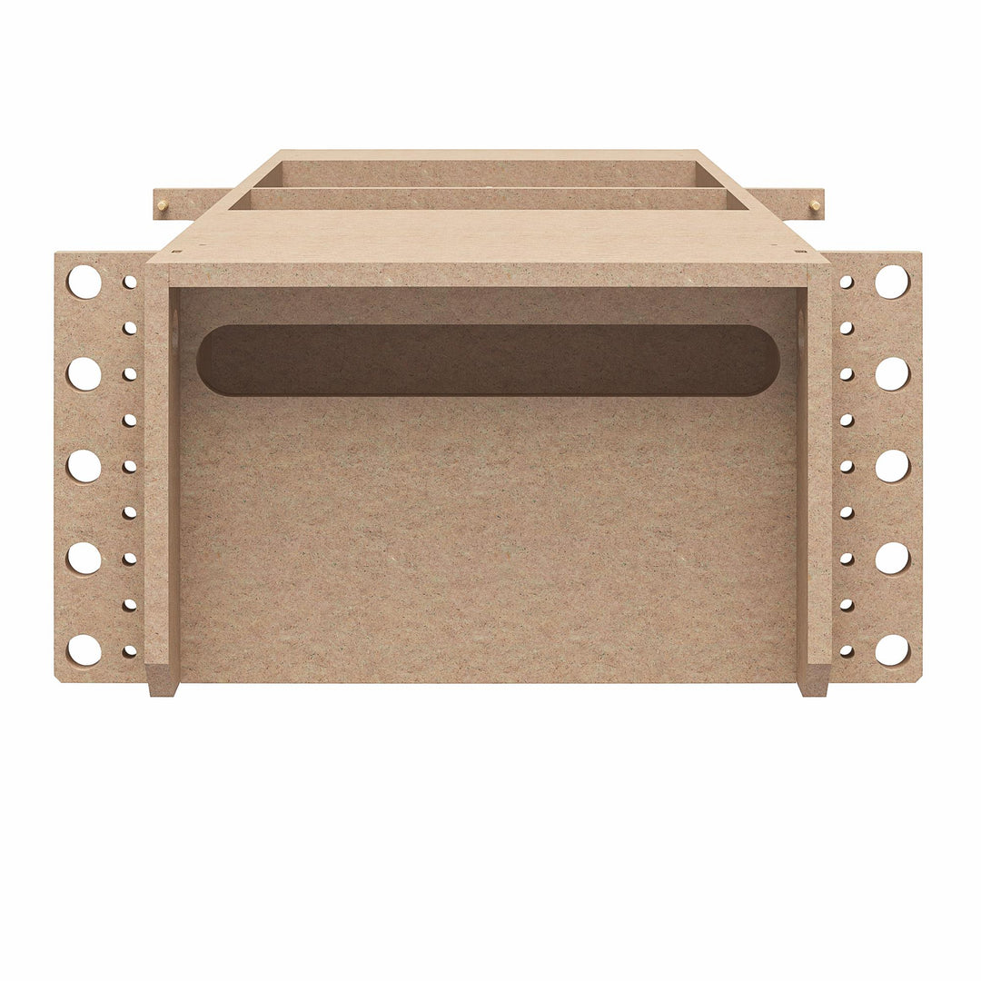 Benford 48" Extra Large Vertical Wall Mount Tool Organizer - Raw Board