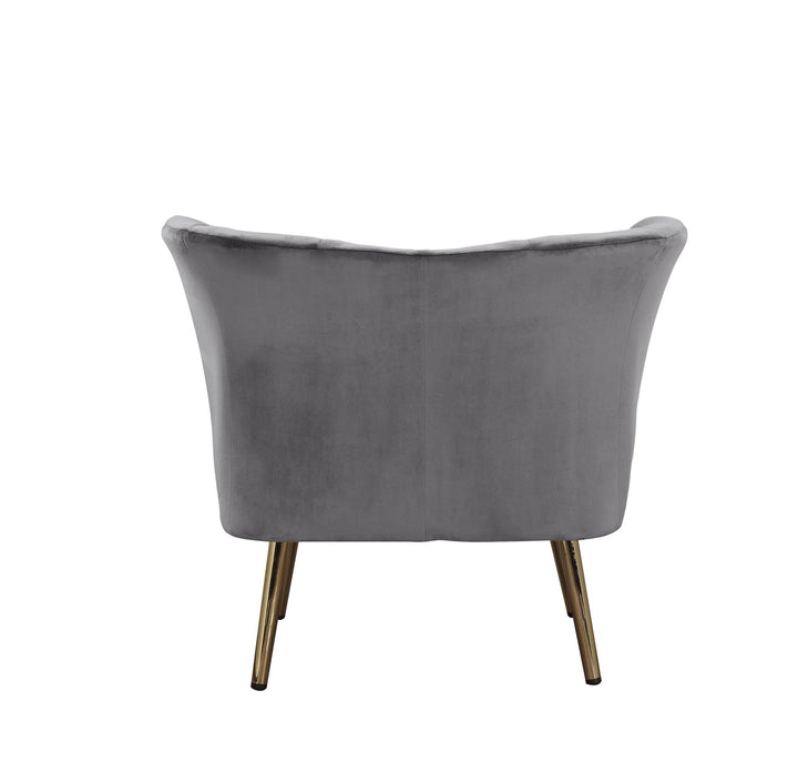 Modern accent chair with arms - Gray