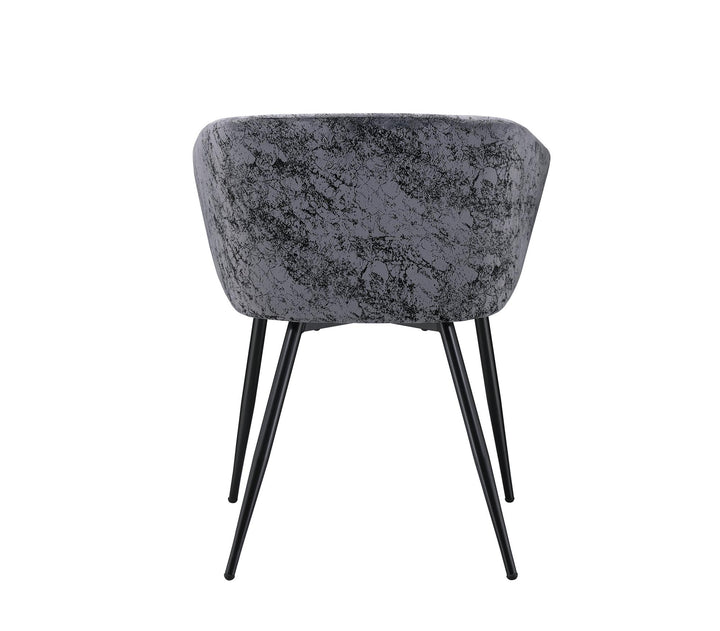 bucket seat set of 2 chairs and 1 accent table - Gray