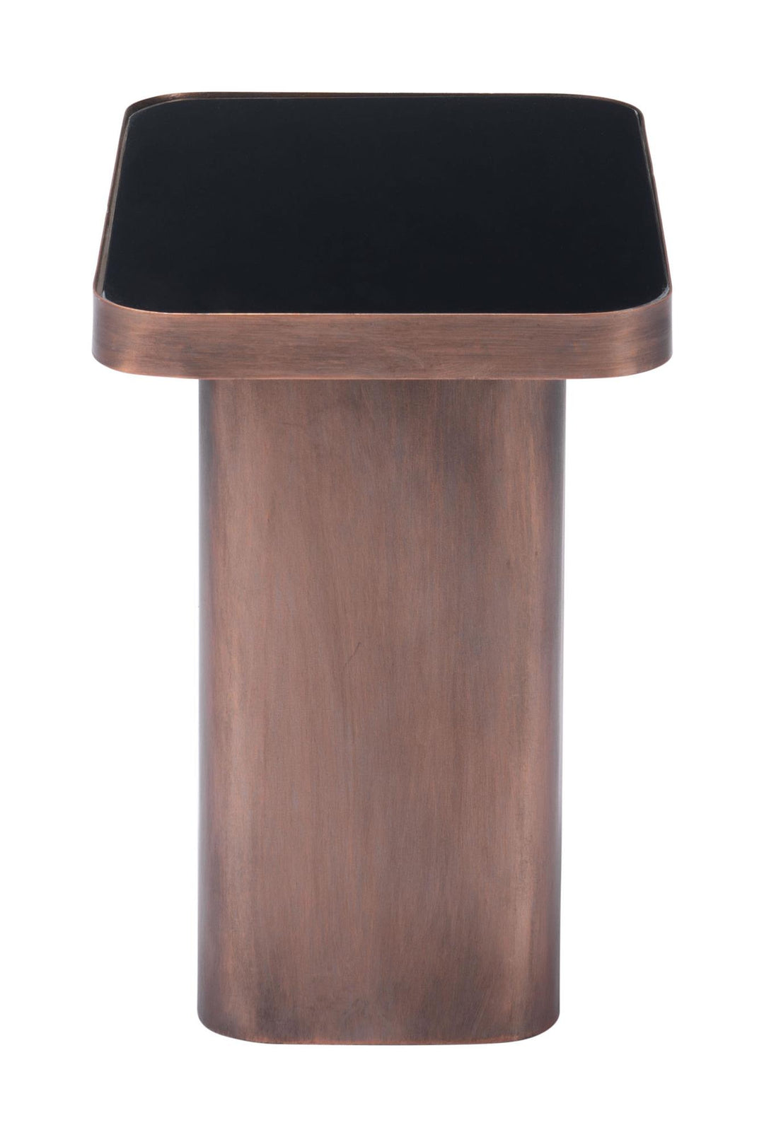 Rectangular Side Table as nightstand - Bronze