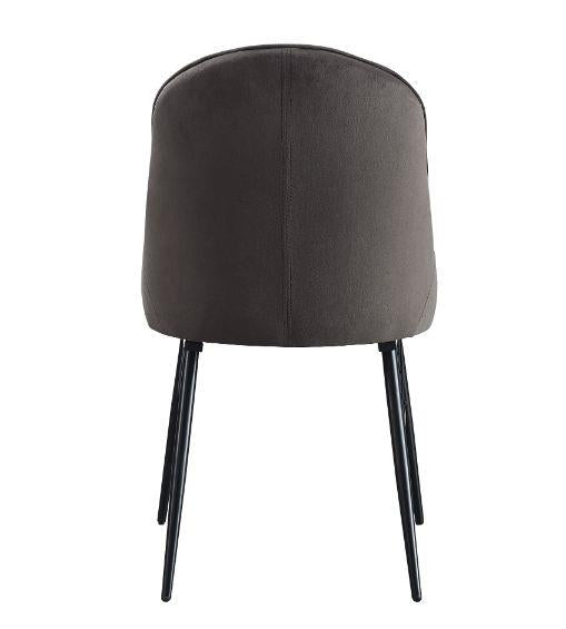 Modern side Chair Set of 2 - Dark Gray