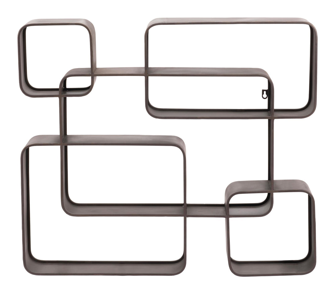 Modern 5 Tier Wall Shelf - Gray