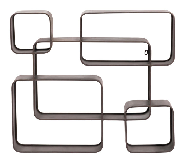 Modern 5 Tier Wall Shelf - Gray