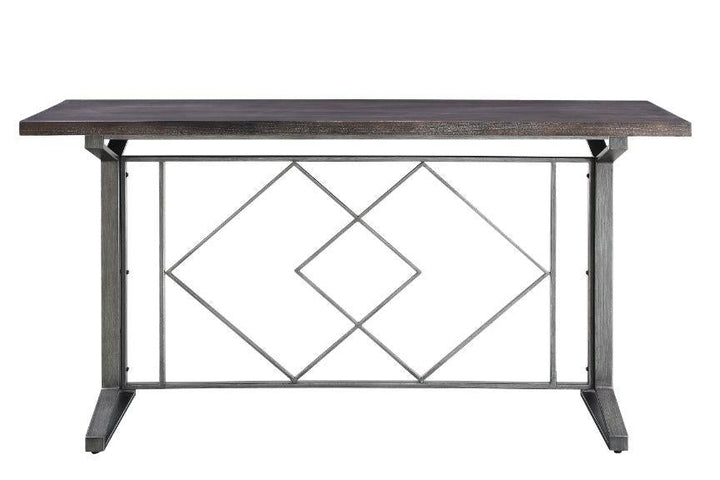 Evangeline Counter Height Table with Wooden Table Top  -  N/A
