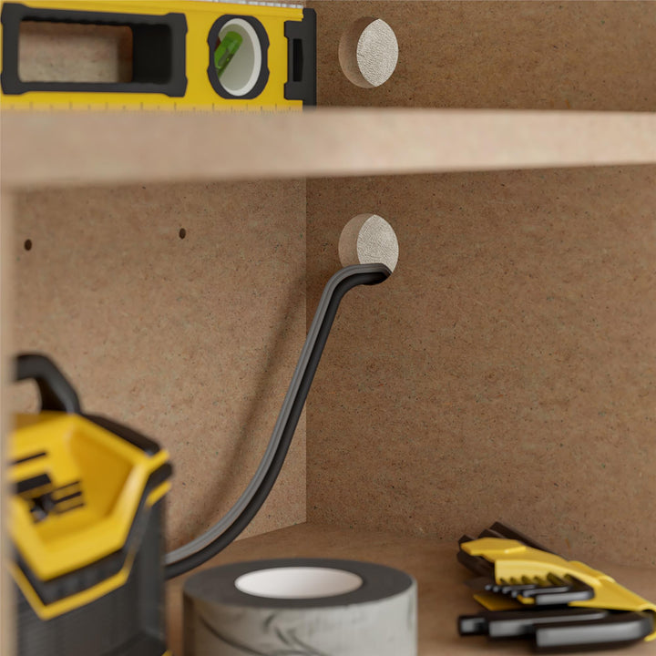 Benford 48" Extra Large Vertical Wall Mount Tool Organizer - Raw Board