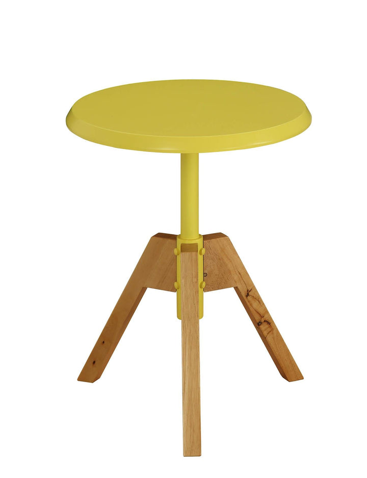 Lumina 2-Tone Round End Table  -  N/A