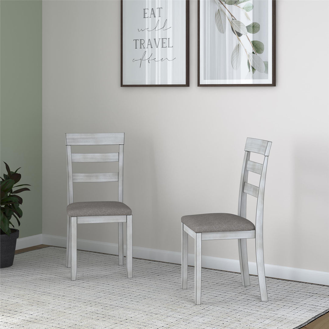 Classic wood chair set of 2 -  Oyster 