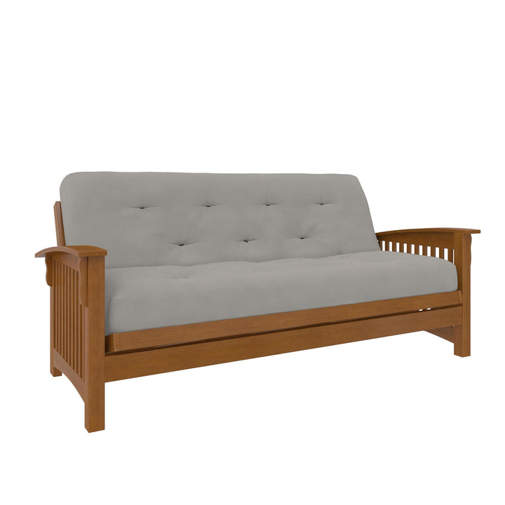 8" coil futon mattress - Dark Taupe - Full