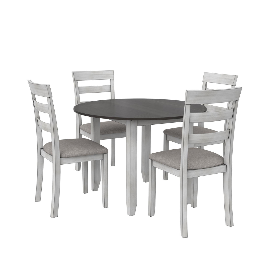 Stylish and functional dining set from DHP Jersey -  Oyster