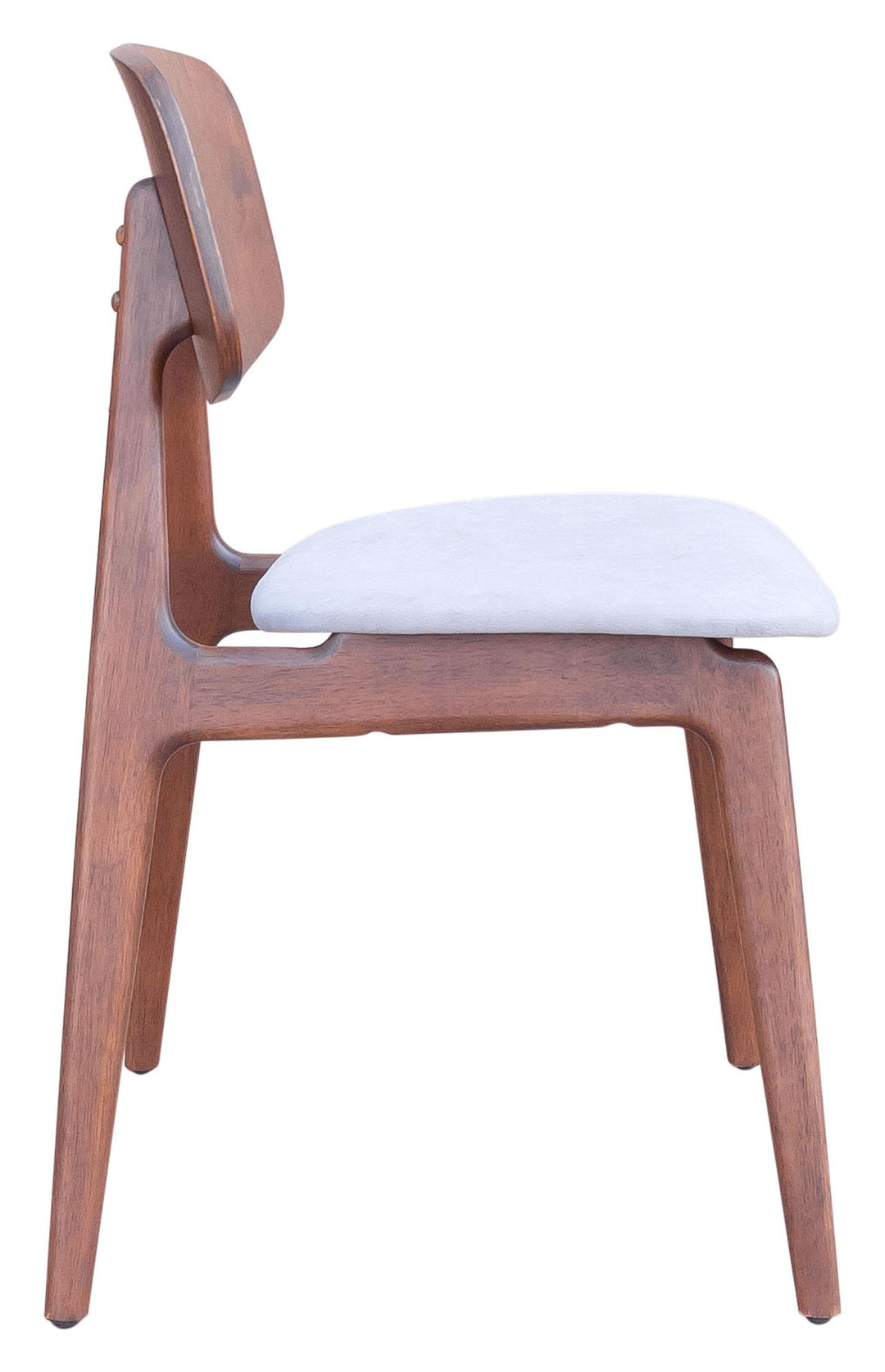 Mid-century modern dining chair set of 2 - Light Gray