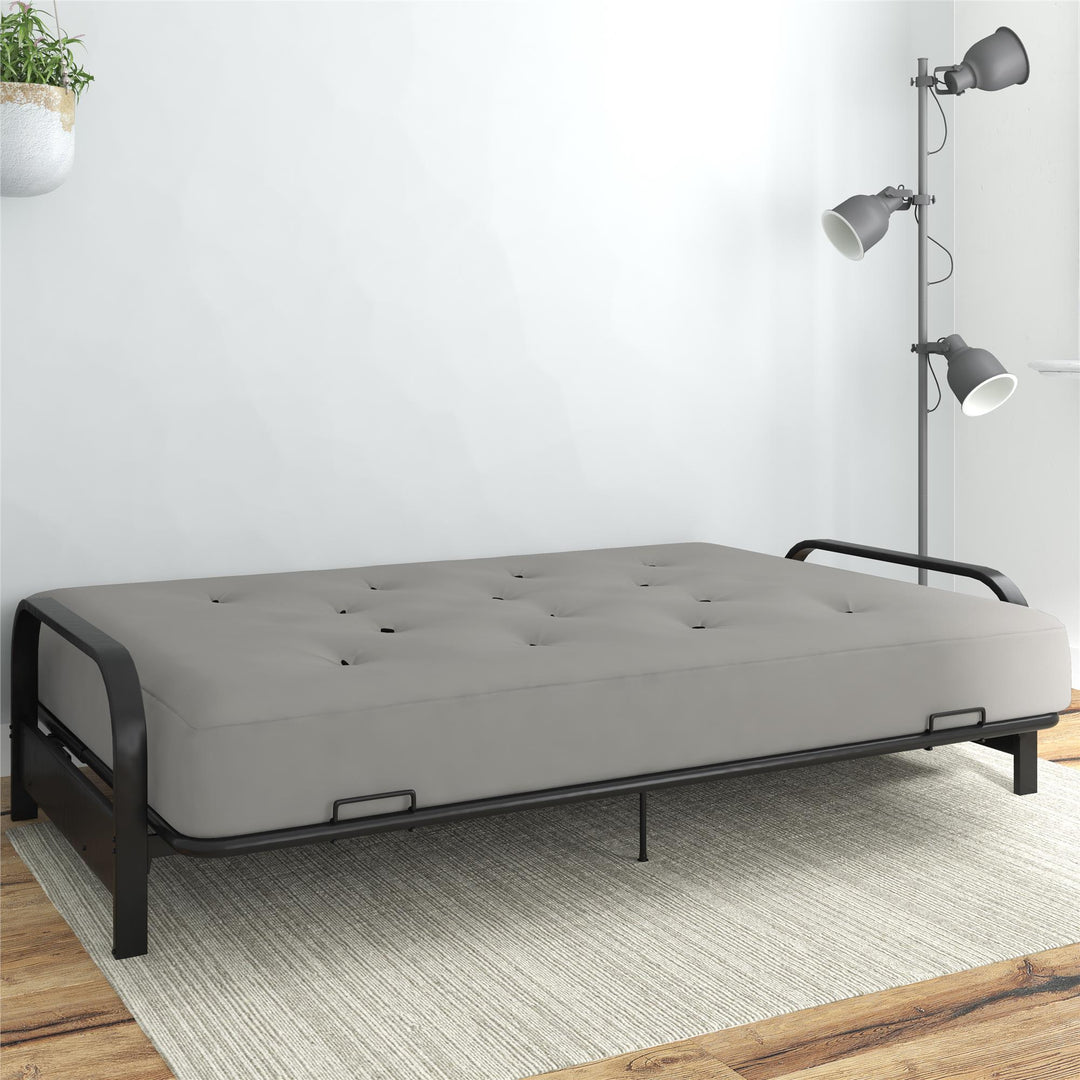 best 8 inch spring coil futon mattress - Dark Taupe - Full