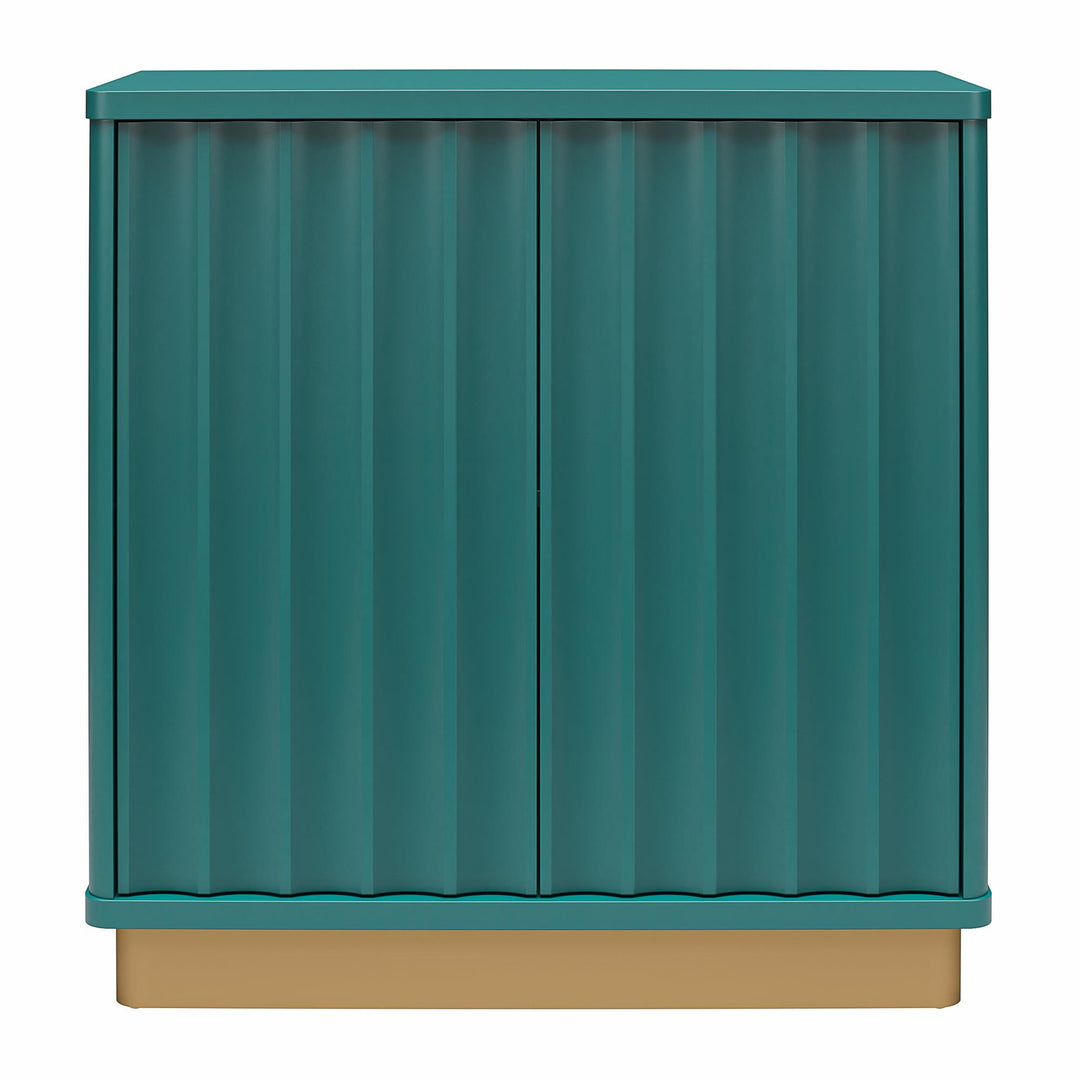 Stylish storage cabinets with a twist -  Emerald Green