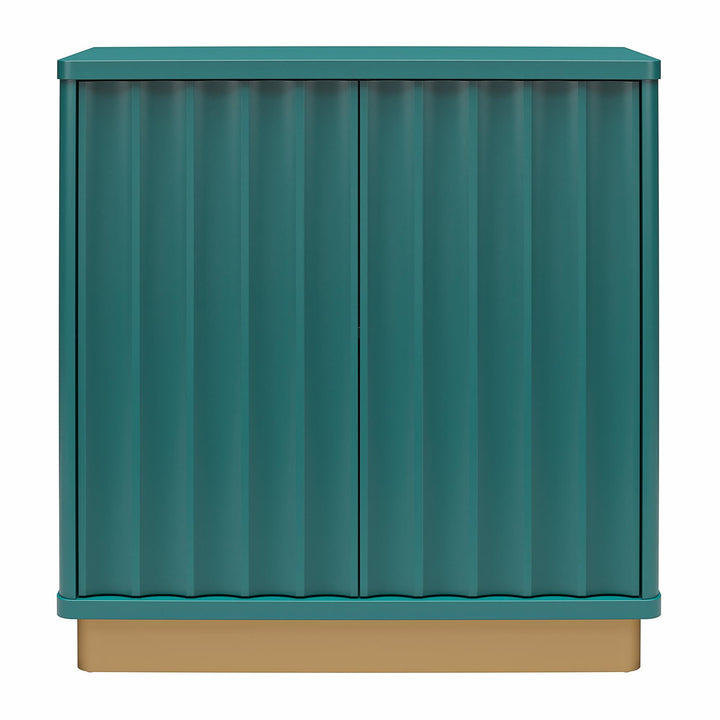 Stylish storage cabinets with a twist -  Emerald Green