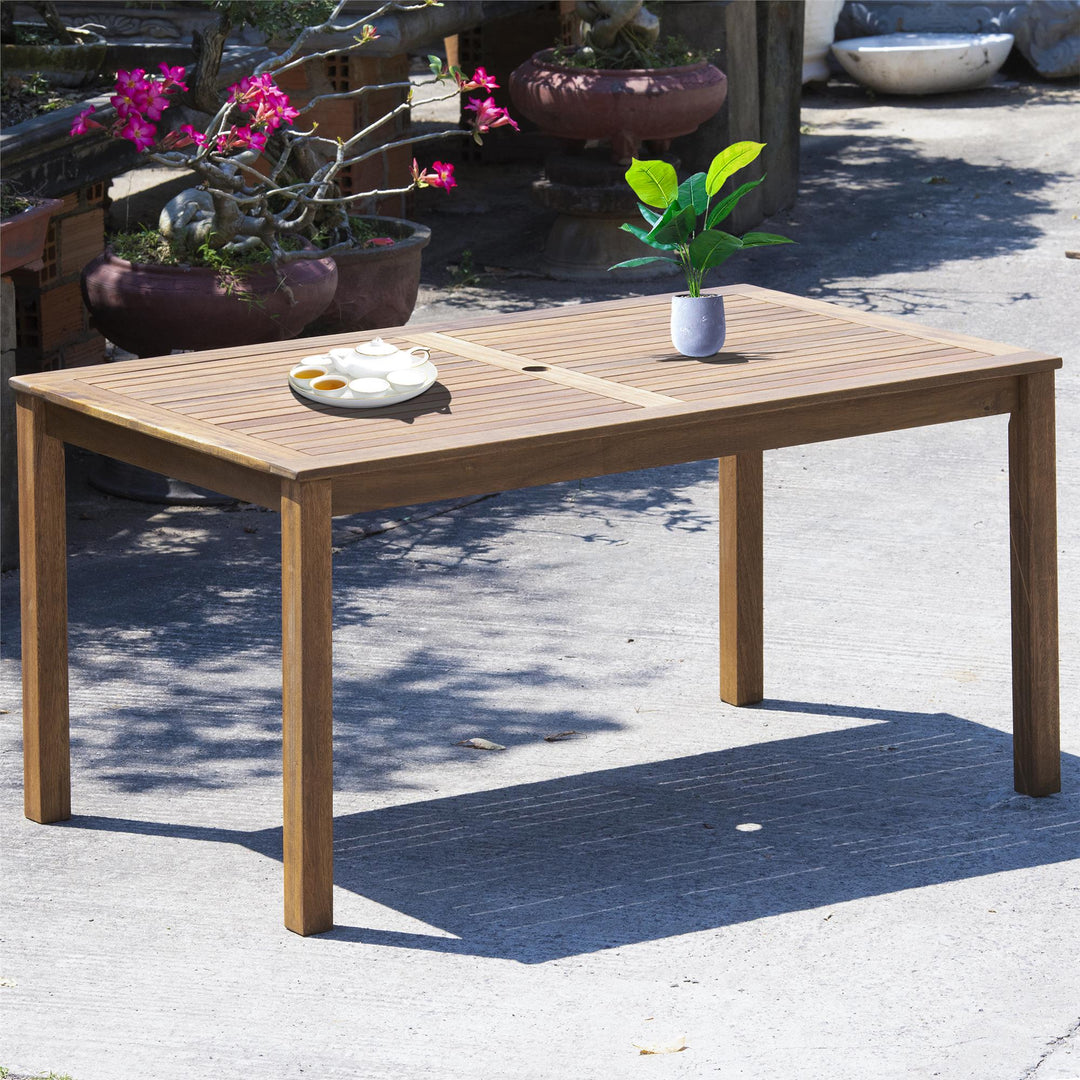 Elegant Monterey Collection outdoor table -  Natural