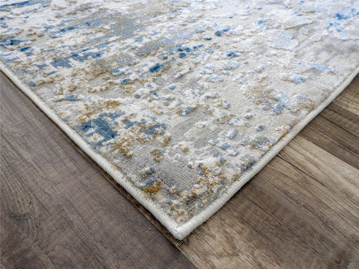 Buy Astor gold foil patterned rug -  Gold  -  8'0"x10'0"