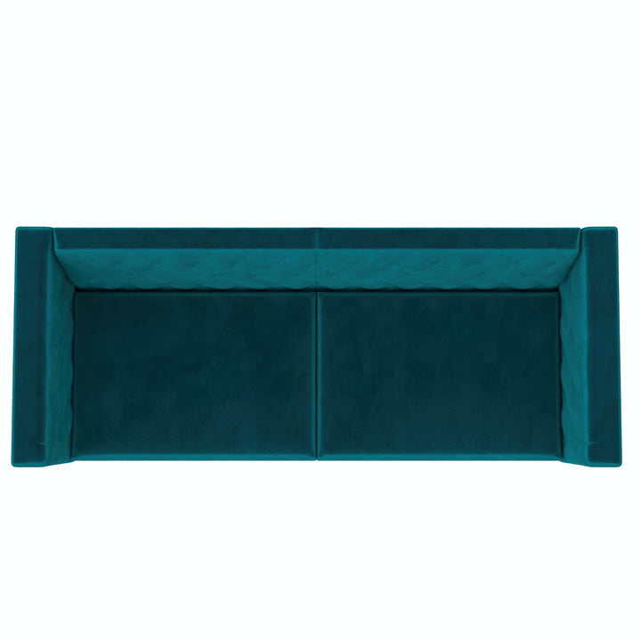 Buy Markuise sofa with gold accents -  Emerald Green