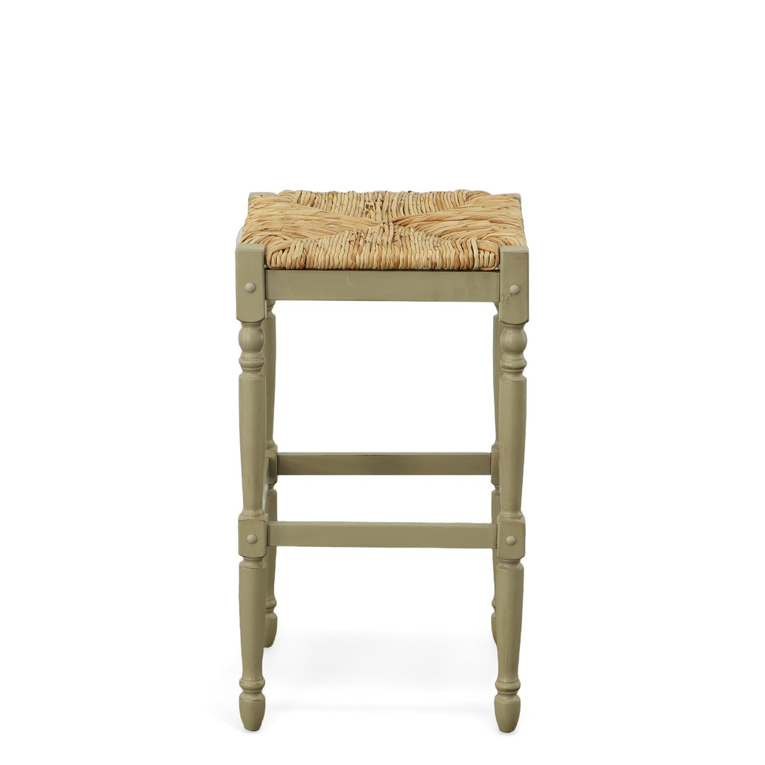 Rush style seated barstool -  Grey