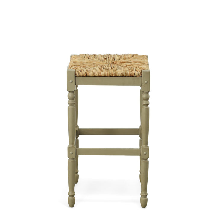 Rush style seated barstool -  Grey