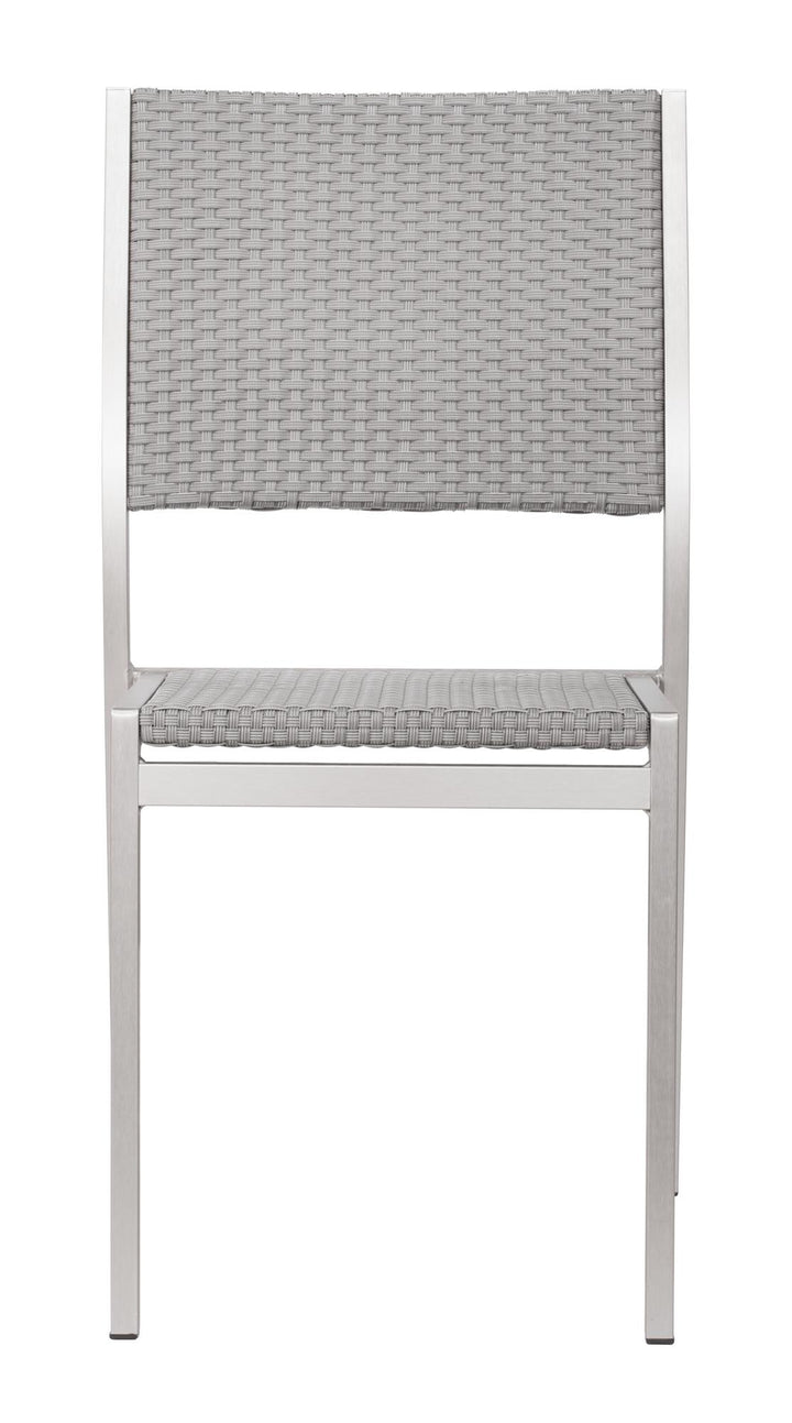 Tessa Armless Dining Chair, Set of 2 - Gray