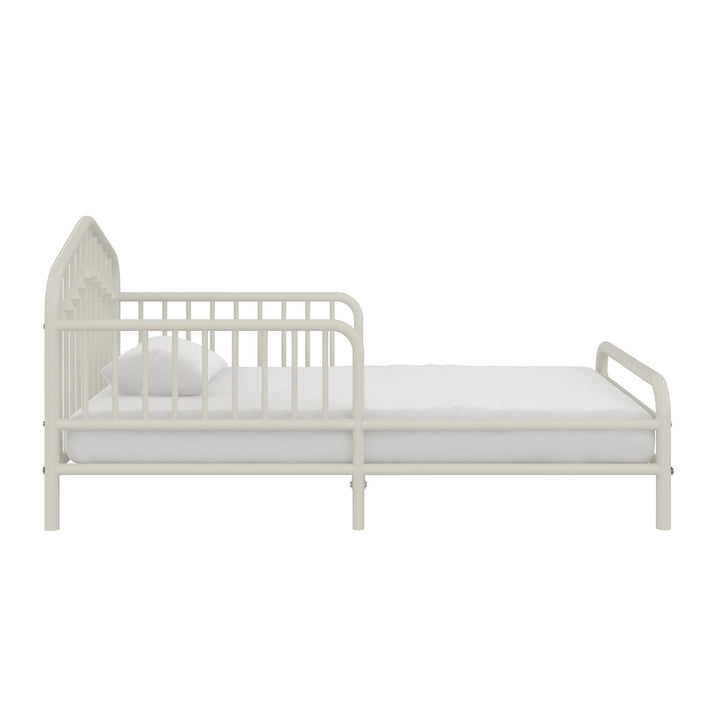 Bushwick bed with secure rails -  Off White  -  Crib & Toddler Mattress