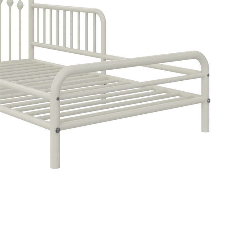 Best-rated metal toddler beds -  Off White  -  Crib & Toddler Mattress