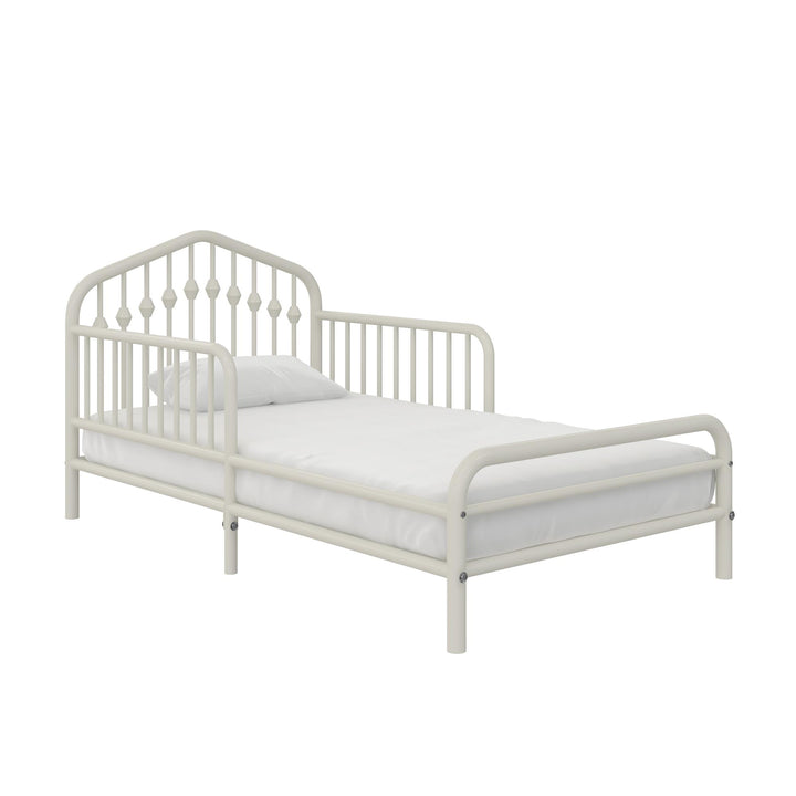 Best toddler metal bed designs -  Off White  -  Crib & Toddler Mattress