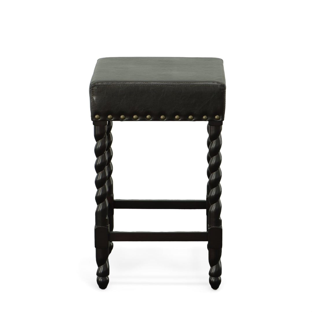 Modern Ridgewood stool design -  Brown