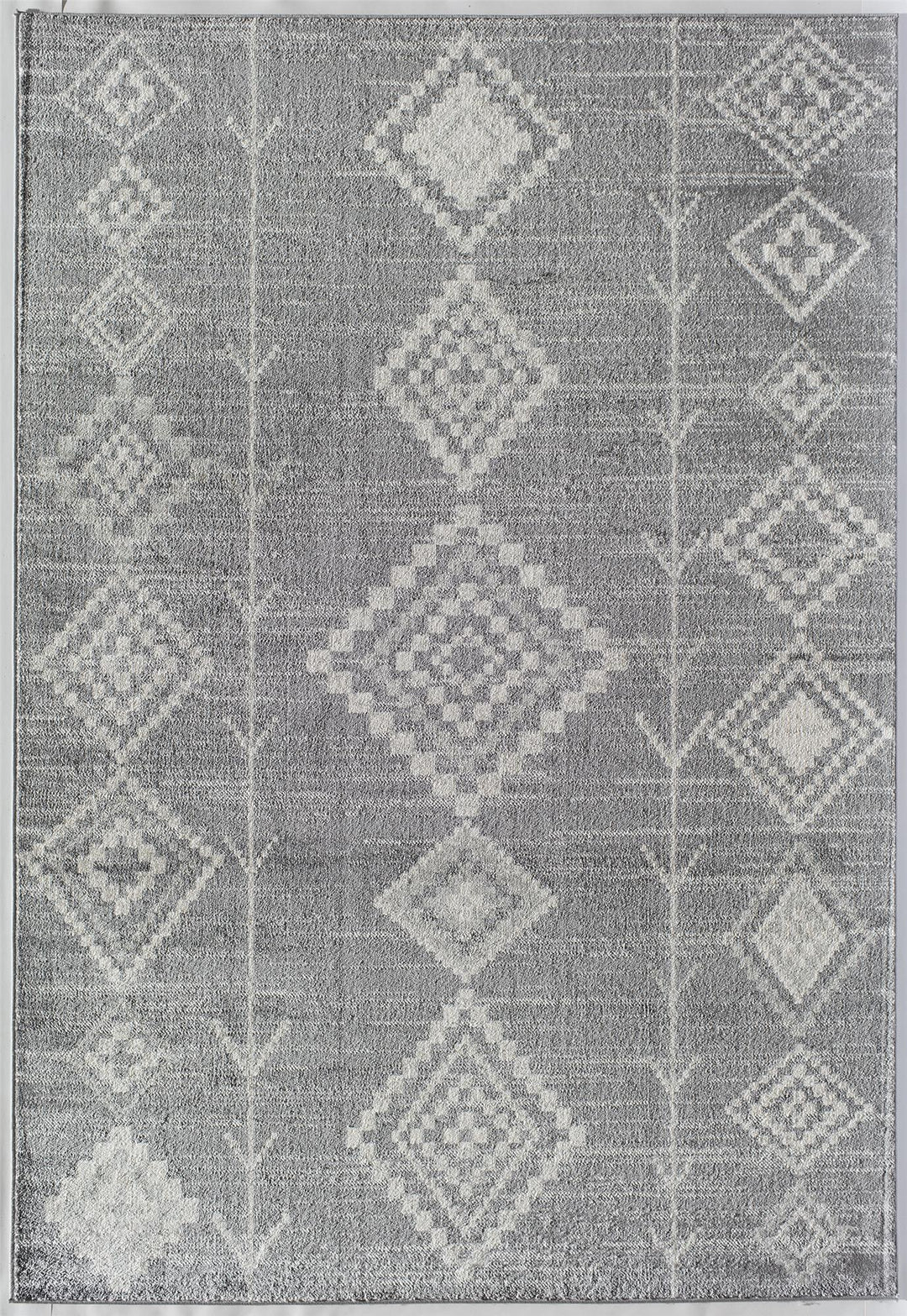 Soleil Native Driftwood Tribal Moroccan gray Area Rug  -  Gray  -  5'0"x7'0"