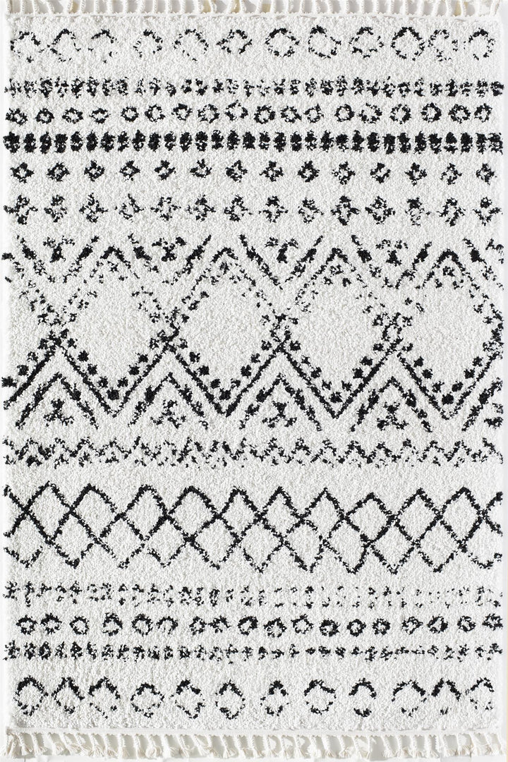 Neutral white rug for modern homes -  White  -  5'0"x7'0"