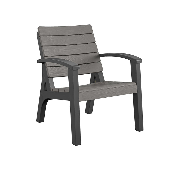 4 Piece Resin Conversation Set - Graphite Grey