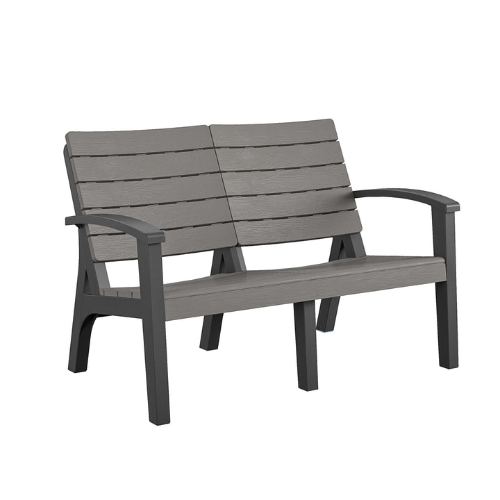4 Piece Resin Conversation Set - Graphite Grey