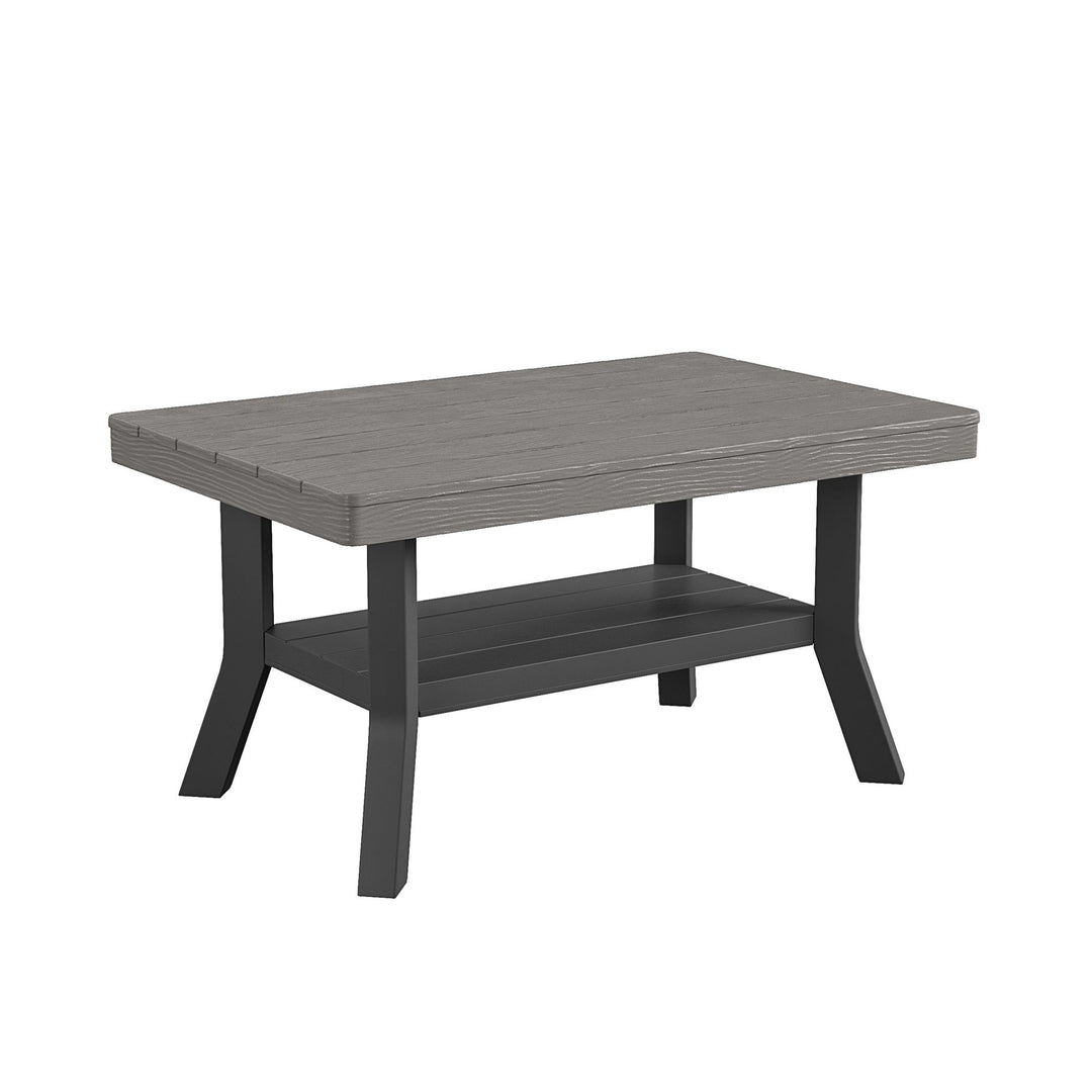 4 Piece Resin Conversation Set - Graphite Grey