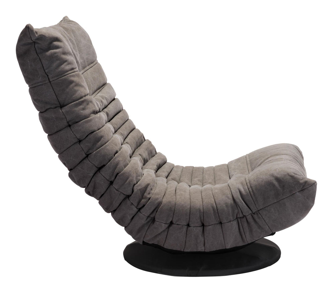Comfortable and stylish swivel chair by Glover design -  Gray