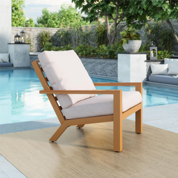Theoni-designed accent chair suitable for easy cleaning -  N/A